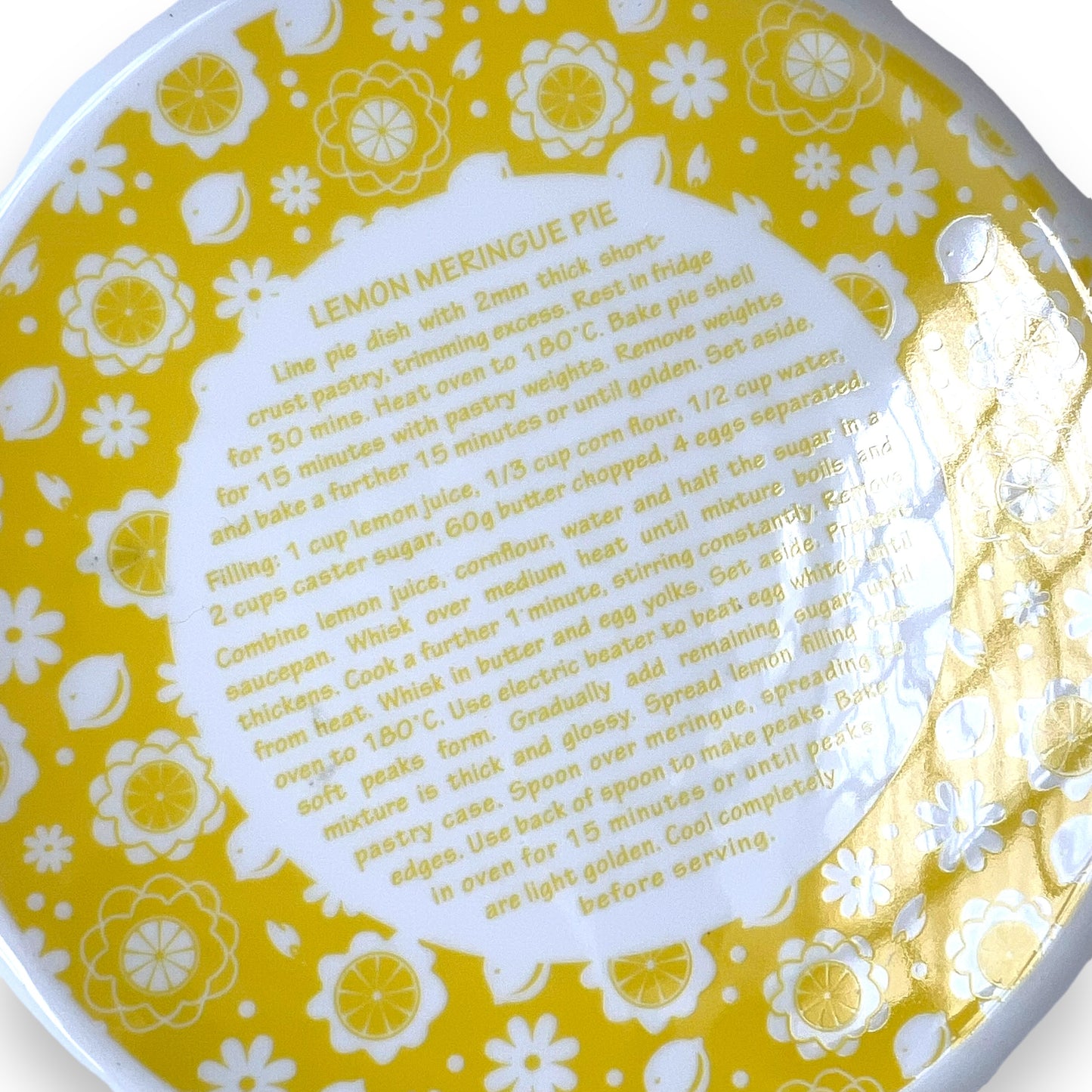 Lemon Meringue Pie Baking Dish