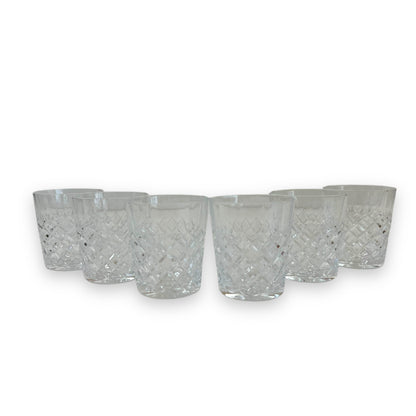 Crystal Whiskey Glass Set of 6