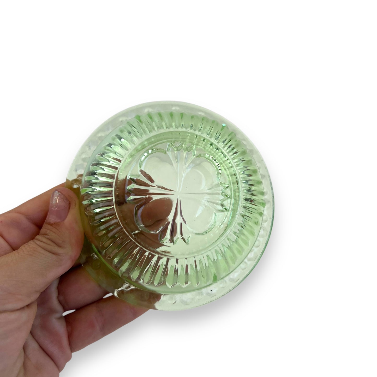Small Green Glass Bowl