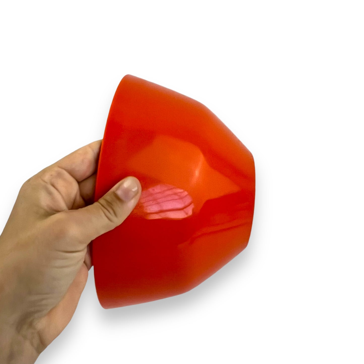 Husqvarna Orange Plastic Bowl - Made in Sweden