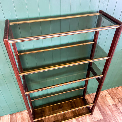 Brass & Timber Display Shelf