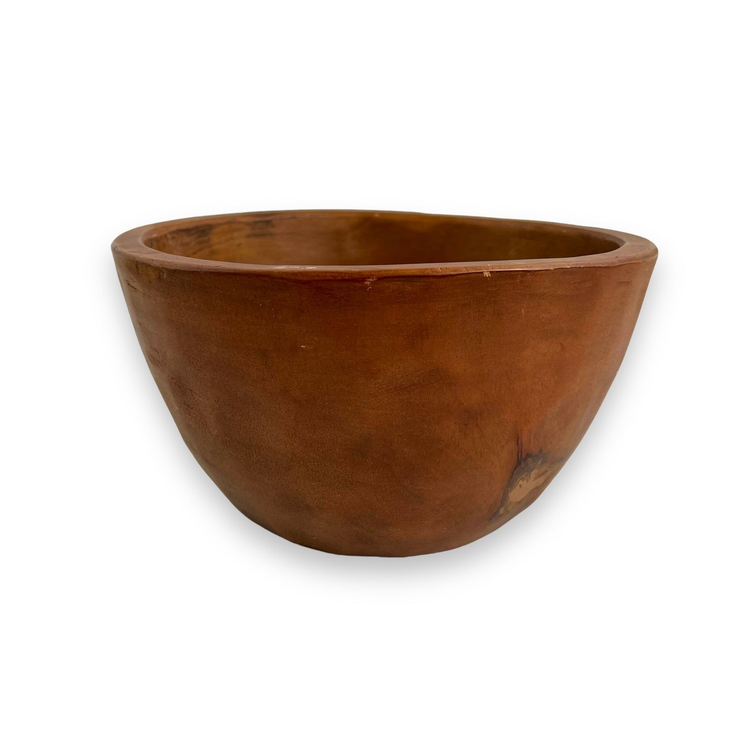 Large wooden pottery barn bowl