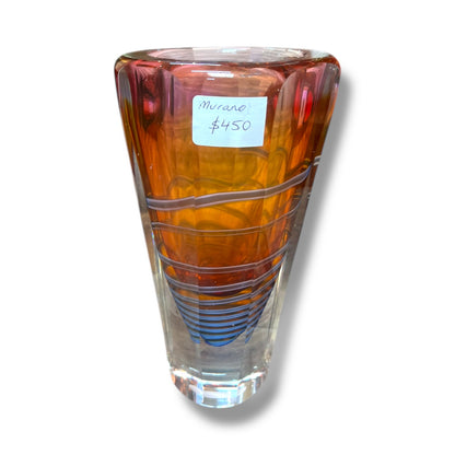Murano Art Glass Vase