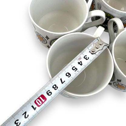 Kathie Winkle Broadhurst Teacup Set of 6
