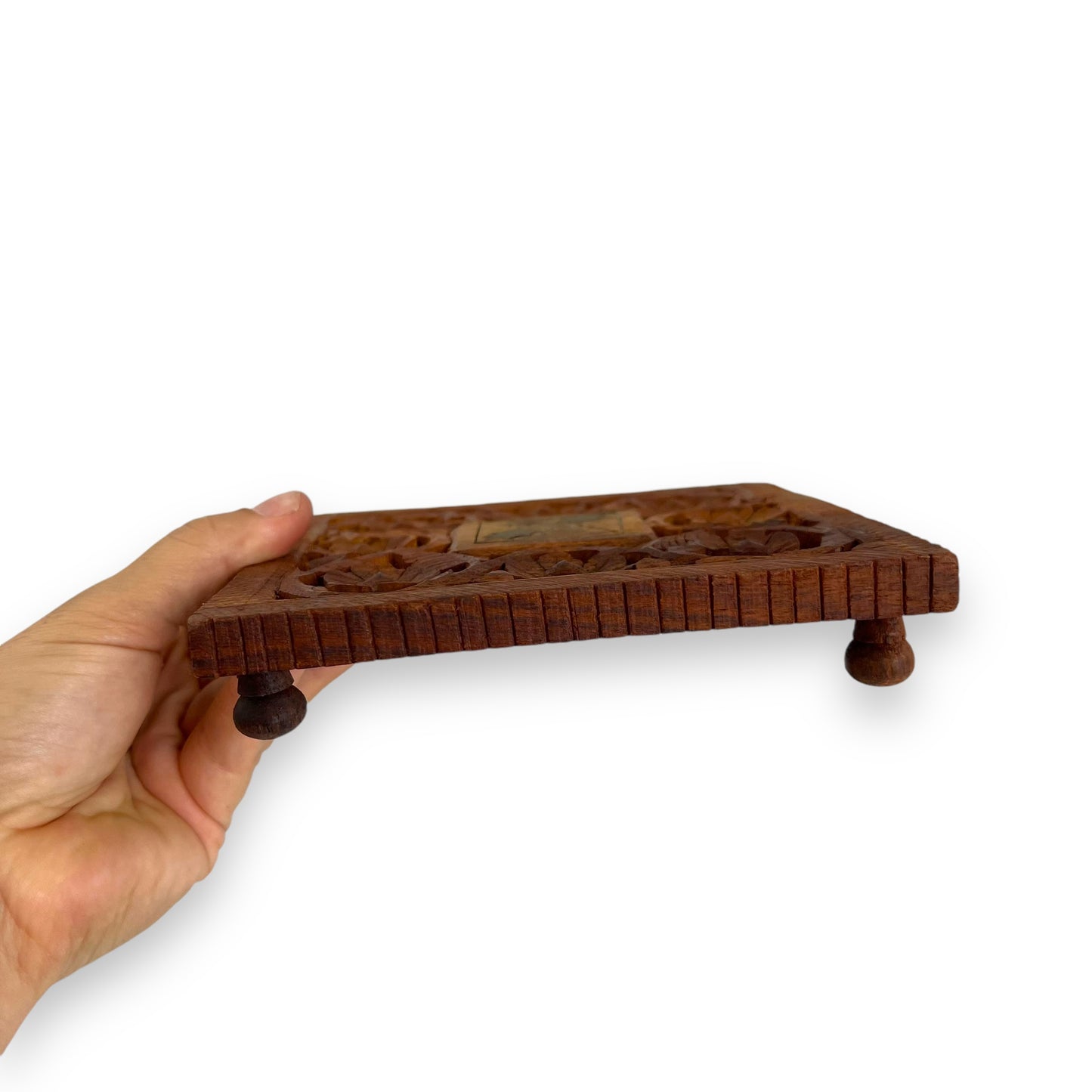 Wooden Carved Trivet