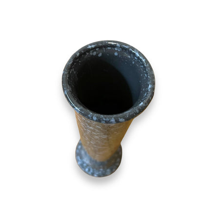 Grey and White Speckled Ceramic Vase