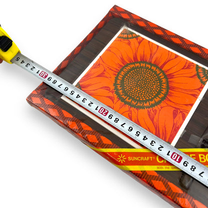 Suncraft Cheese Board Set - Sunflower Design, New in Original Packaging, Made in Japan