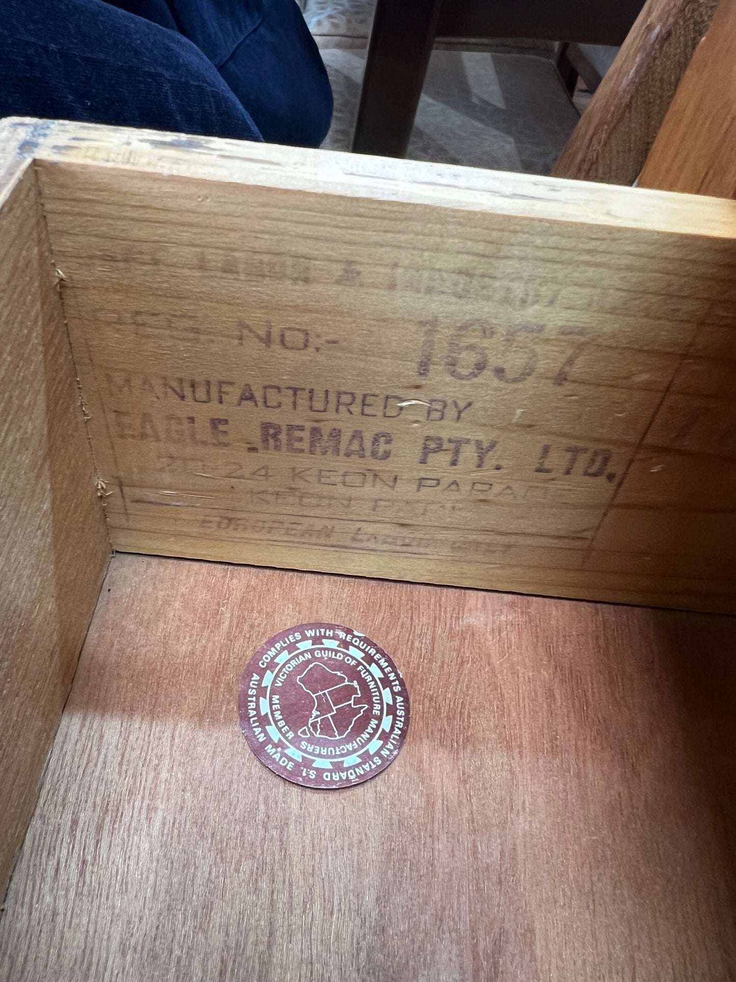 Eagle Remac Chest of Four Drawers – Australian Made