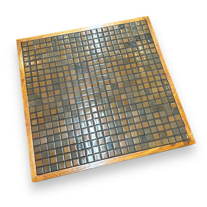 Mid-Century Mosaic Tile square coffee Table