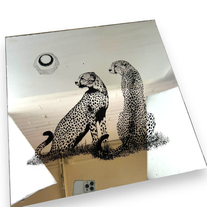 Cheetah Print Mirror (Unframed)