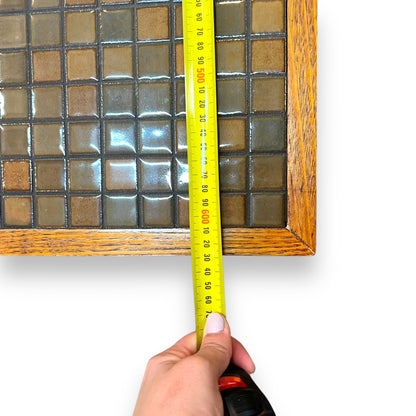 Mid-Century Mosaic Tile square coffee Table
