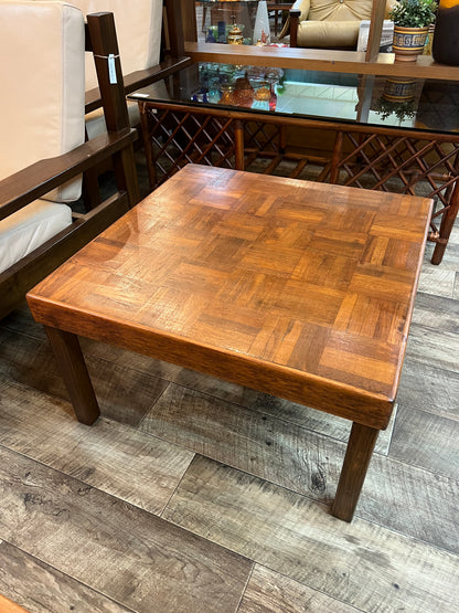 Parquetry Square Coffee Table
