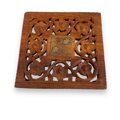 Wooden Carved Trivet