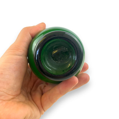 Green Art Glass Vase
