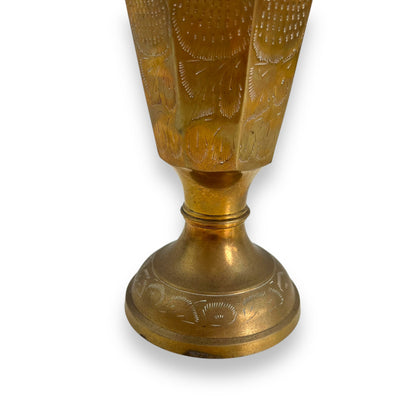 Tall Brass Vase