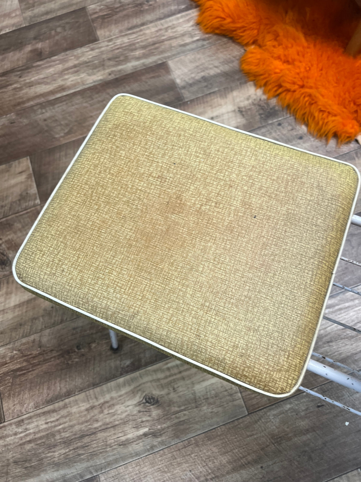 Telephone Table with Vinyl Seat