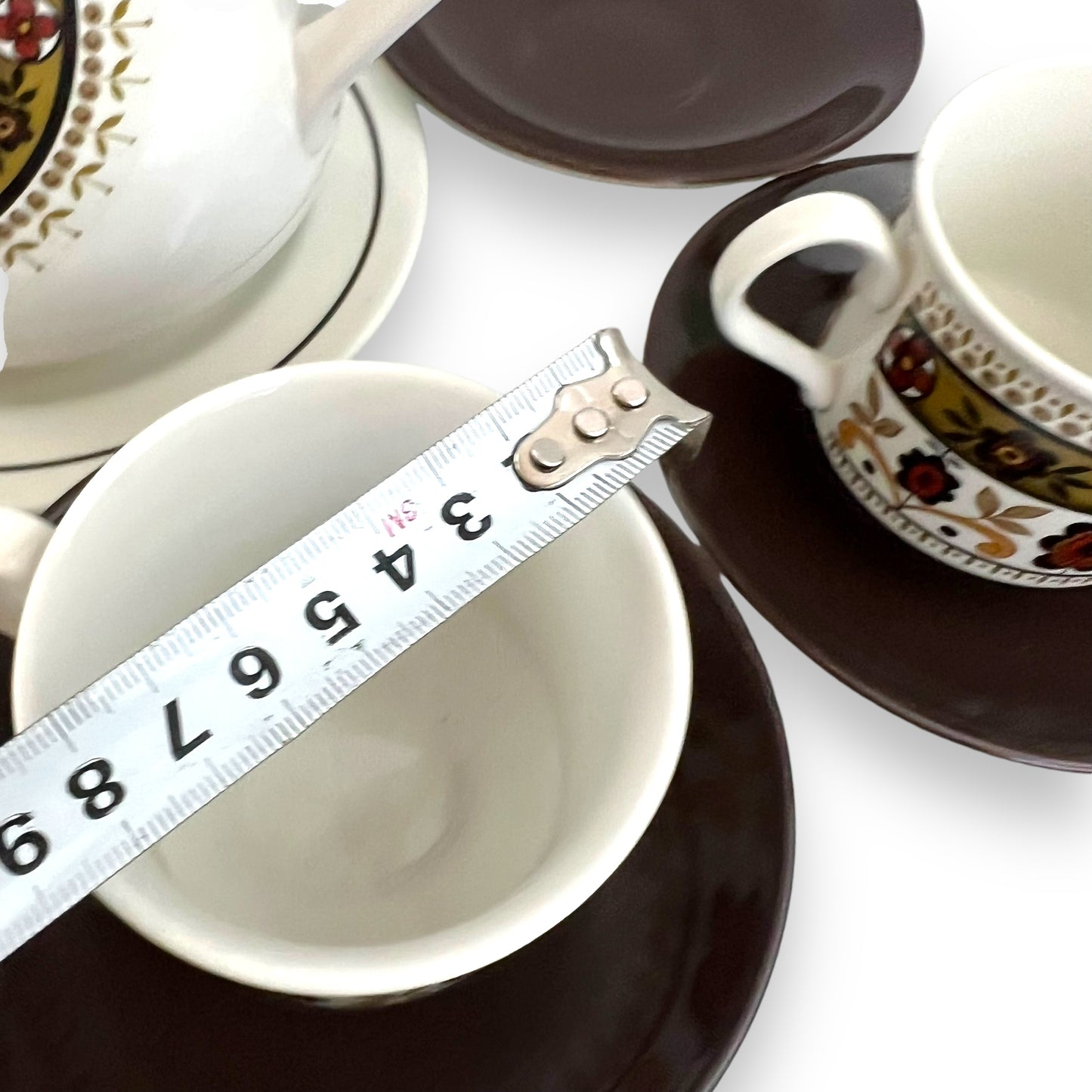 Ridgeway “Navajo” Ironstone England Tea Set (one cup smashed)