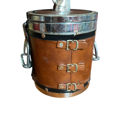 Equestrian Ice Bucket – Horse Head Lid & Vinyl Wrap