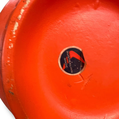 Braemore Pottery Mid-Century Orange Jug Vase — Australian Made