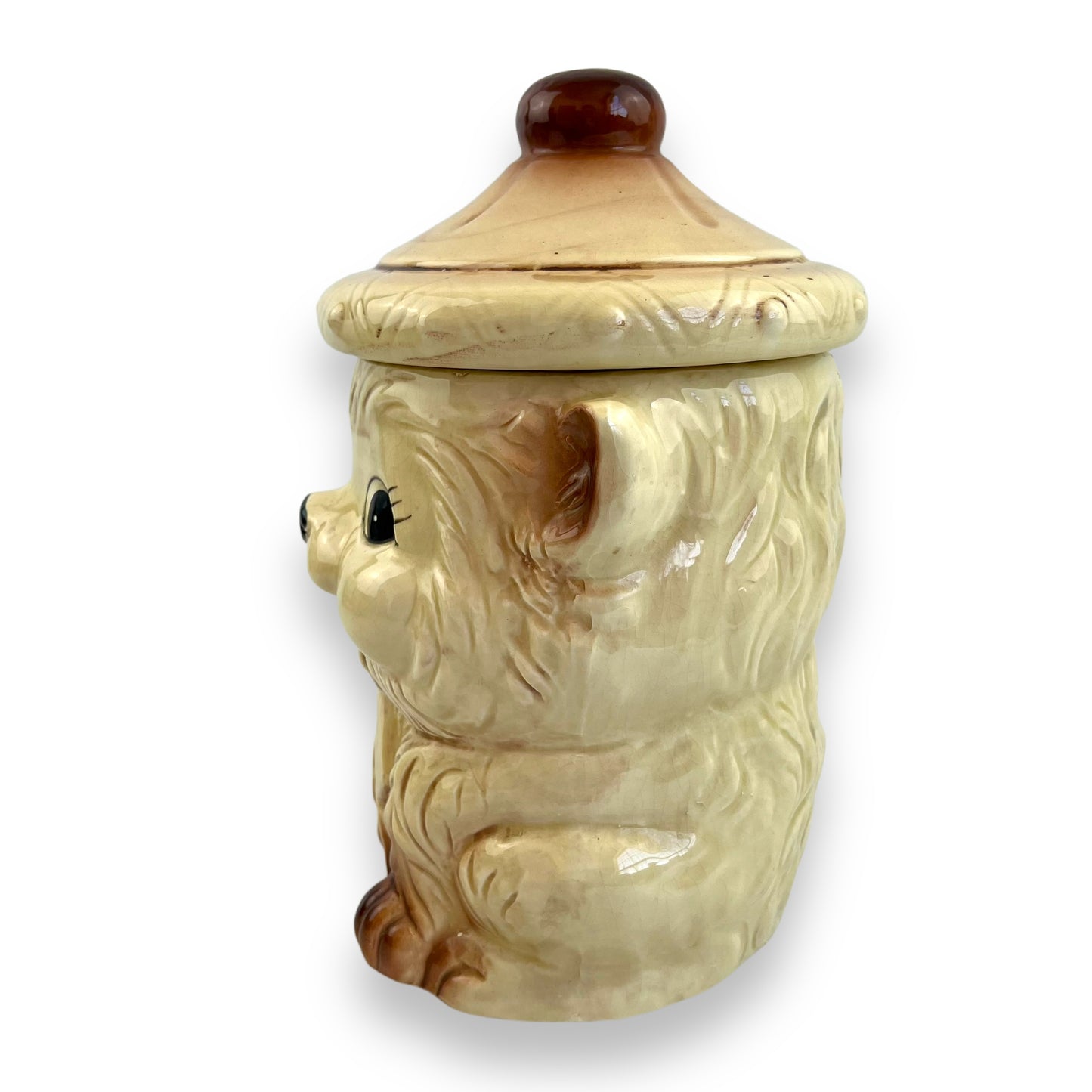 Vintage Hand-Painted Animal Cookie Jar – Made in Japan