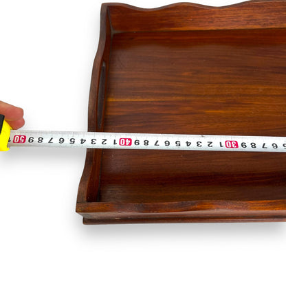 Wooden Wavy edge serving Tray