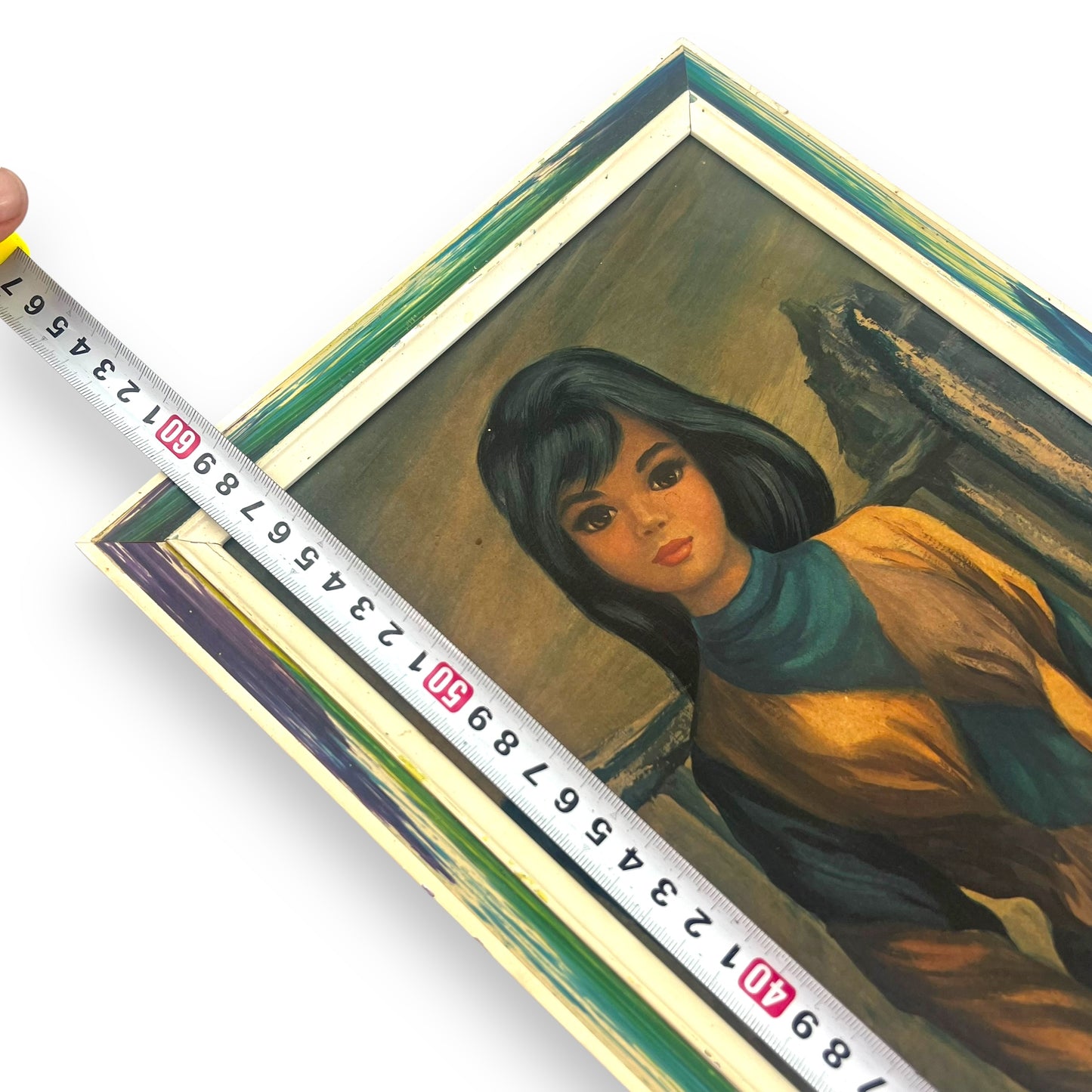 MAIO Harlequin Big Eye Art Framed Print.