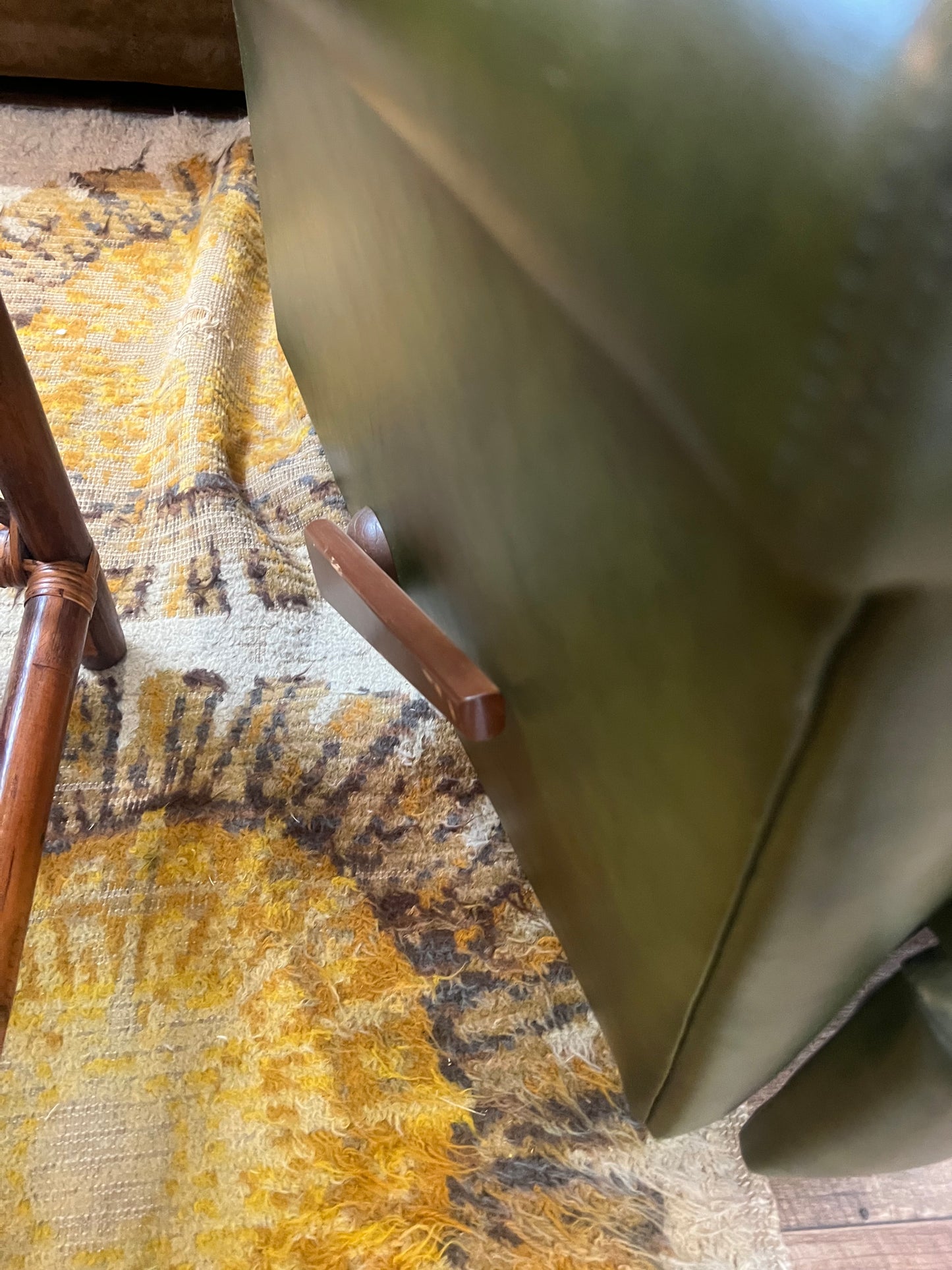 Jason Reclina-Rocker Olive Green Recliner Chair