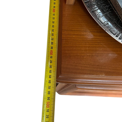 Burgess Teak Pull Down Bar Display Cabinet