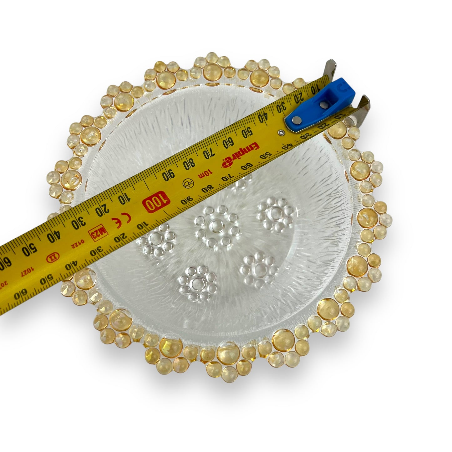 Set of Six Vintage Textured Bubble Lace Dessert Bowls made in Italy by Masserini.