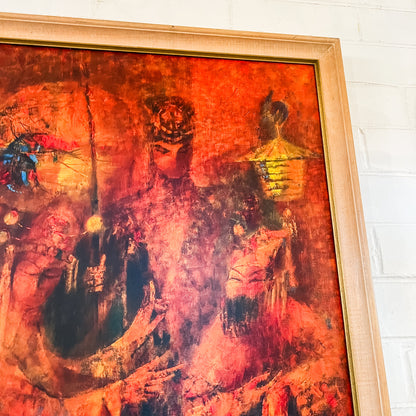 “Vietnamese Opera” Framed Art Print - Lebadang