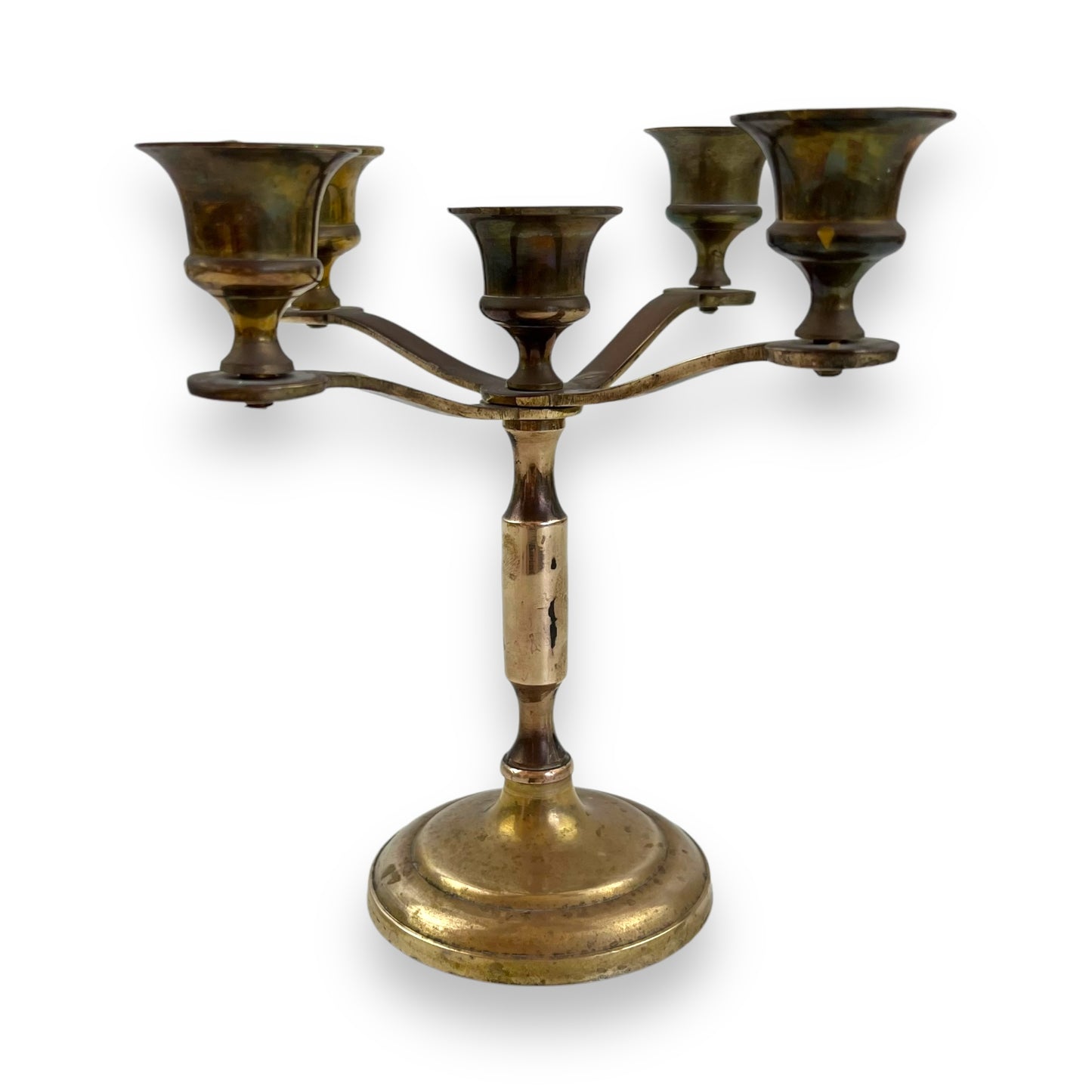 Brass Candlestick Holder for 5 candles