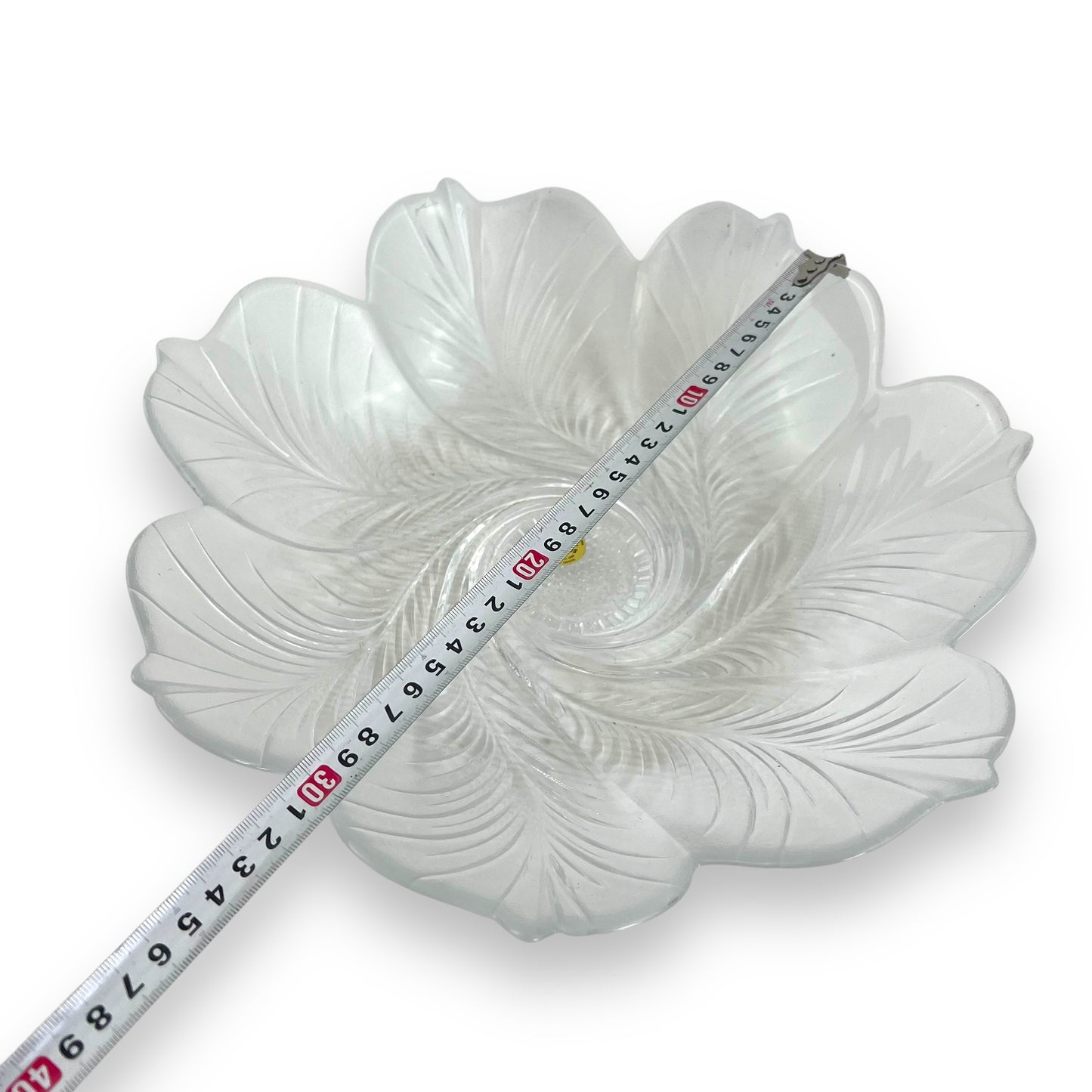 Crystal D’Arques France Large Flower Serving Bowl