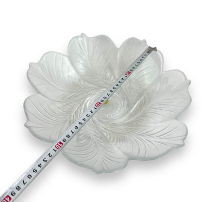 Crystal D’Arques France Large Flower Serving Bowl