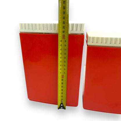 Capri by B.X Plastics Australia Orange & Cream Canister Set