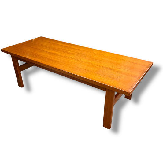 Large Teak Rectangle Coffee Table