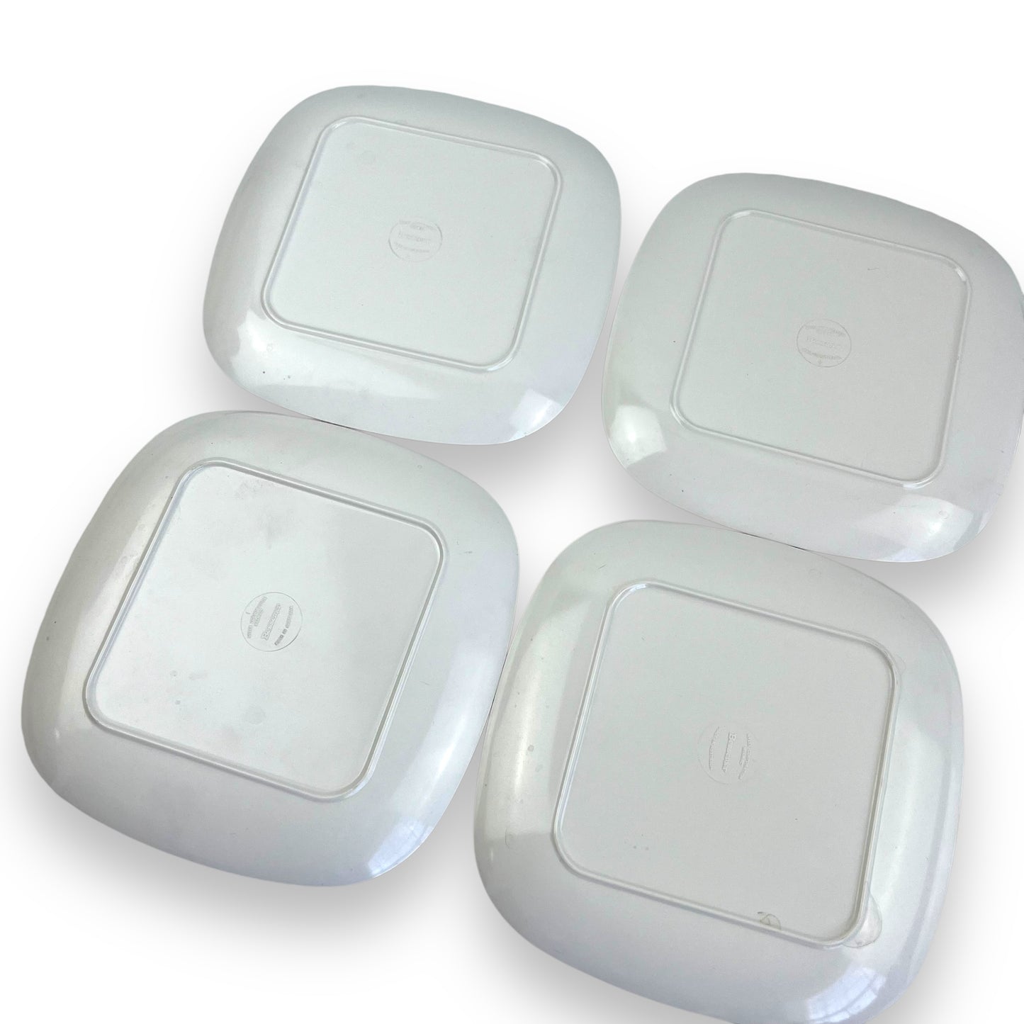 Set of 6 Vintage 1970s Bessemer Melamine Plates - Space Age Design by Wiederkehr - Made in Australia