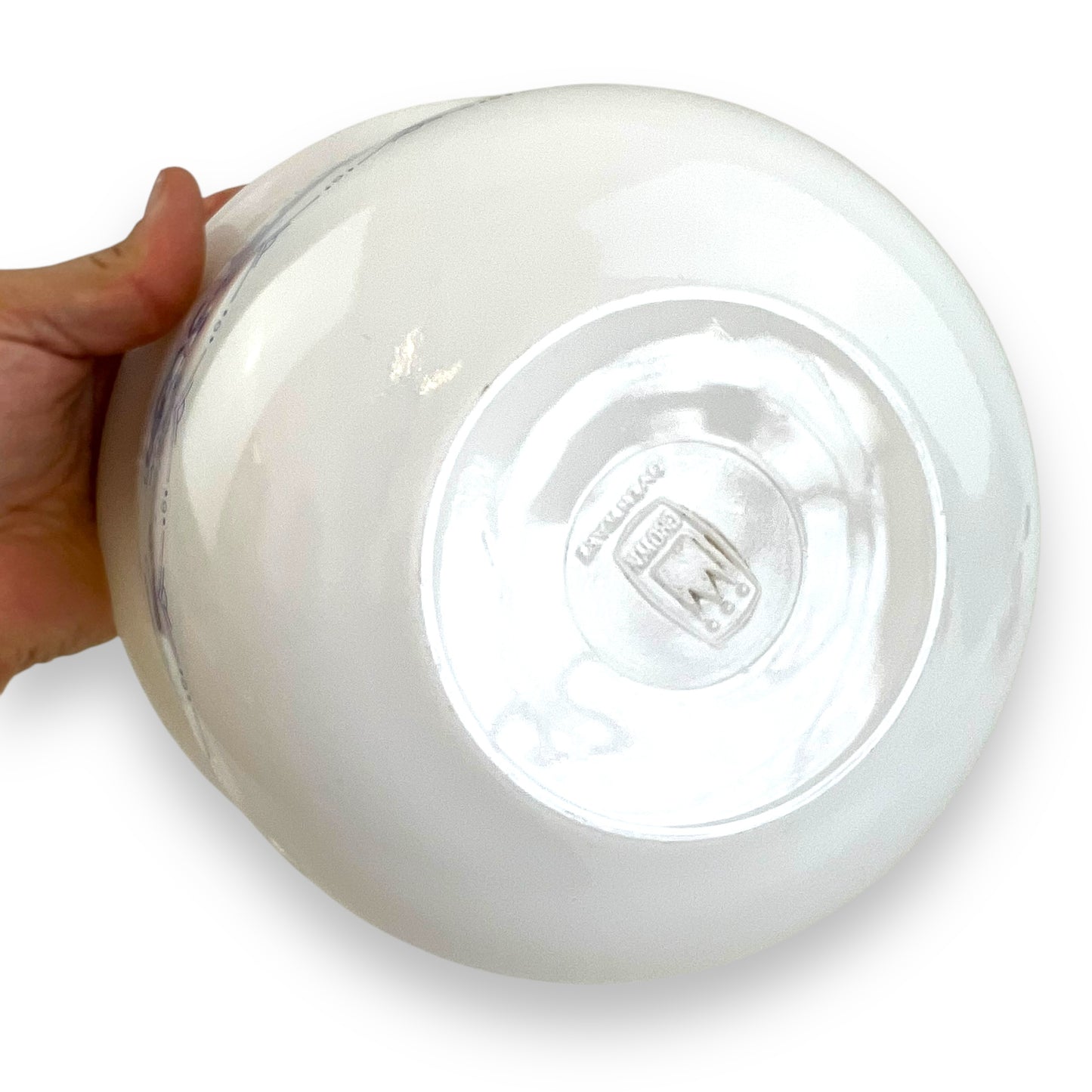 Crown Oven Ware Ovenproof Casserole Dish – White & Blue Scenic Design