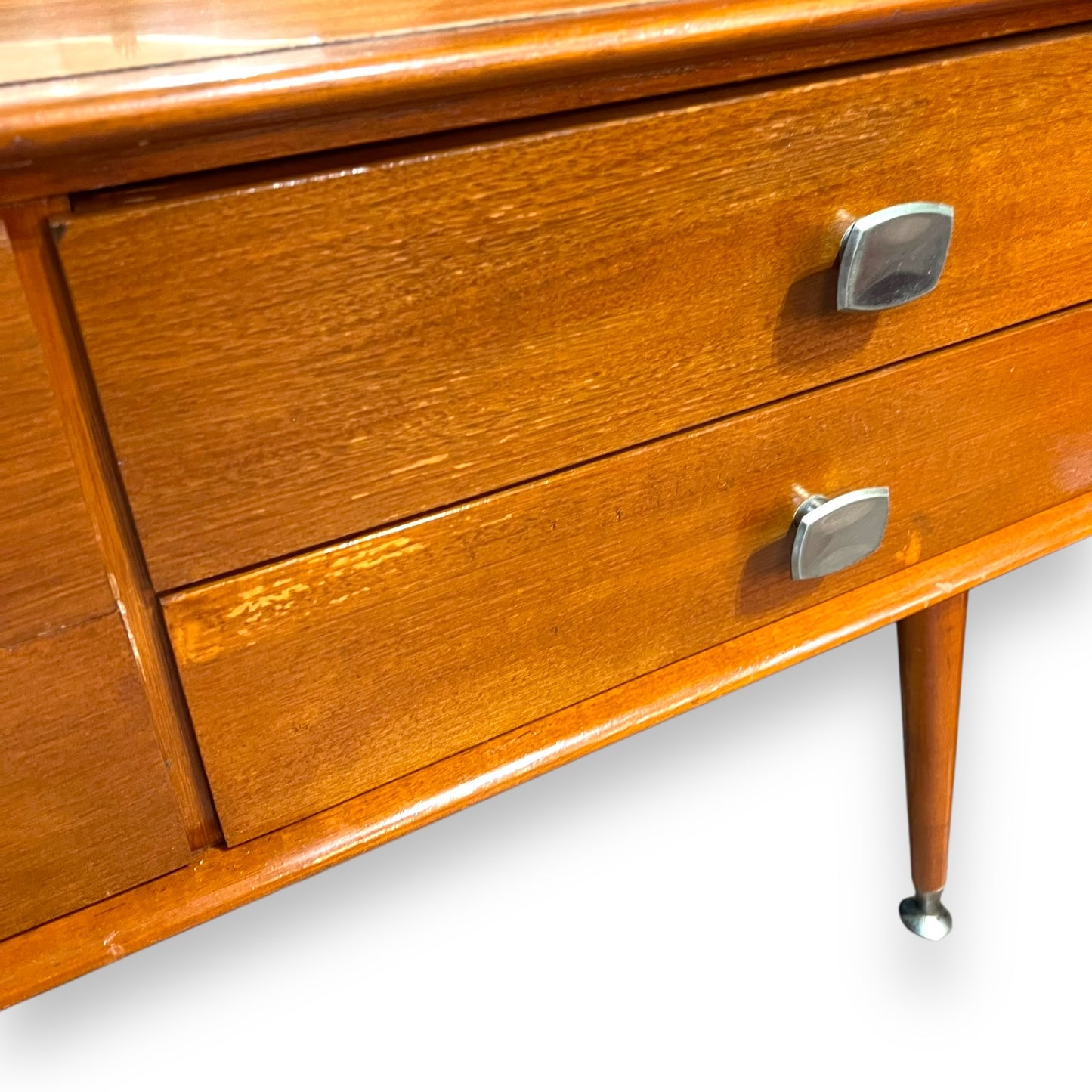 Alrob 4 Drawer Dressing Table With Mirror