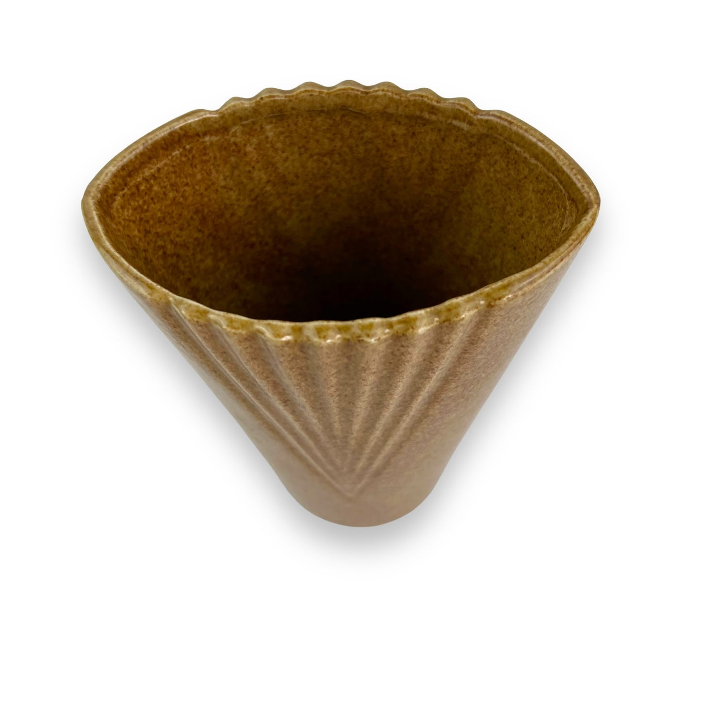 V Shape Vase Sand Colour