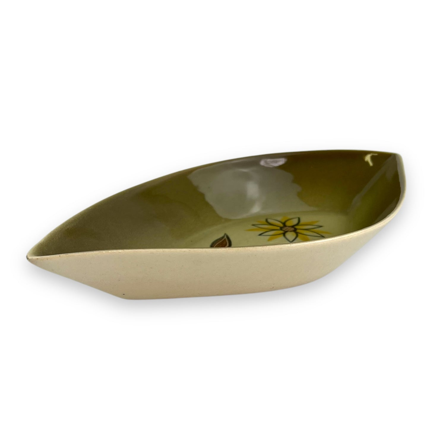 Terra Ceramics Australia Pottery Terama Hand Painted Retro Daisy Dish