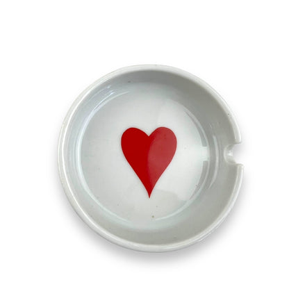 Set of 4 Ashtrays with card symbols