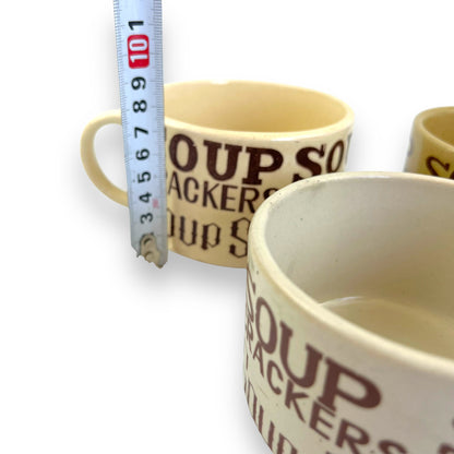 Mixed lot of 5 soup mugs