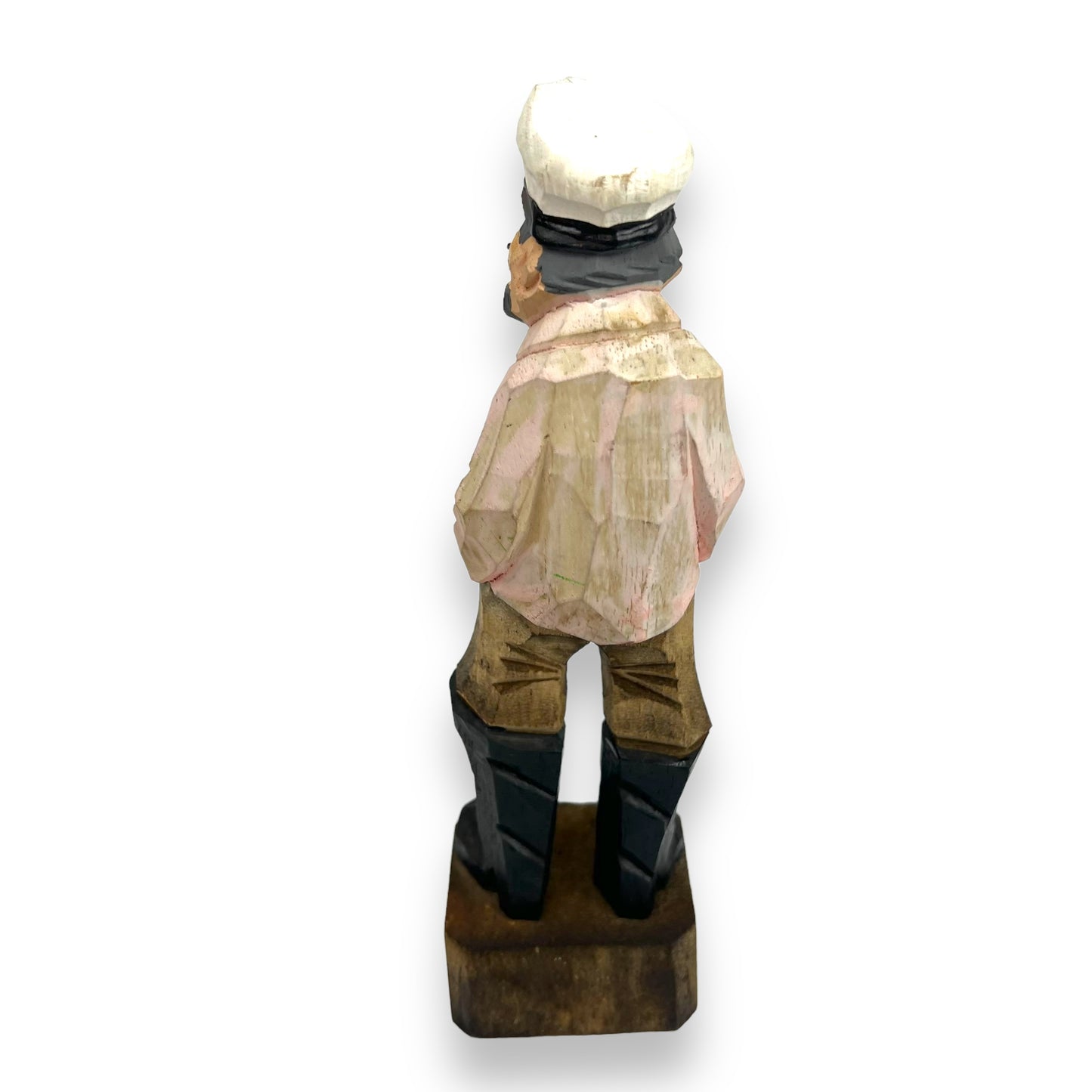Vintage Carved Wooden Sea Captain Statue