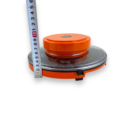 Salter Orange and Black Kitchen Scale with Large Bowl