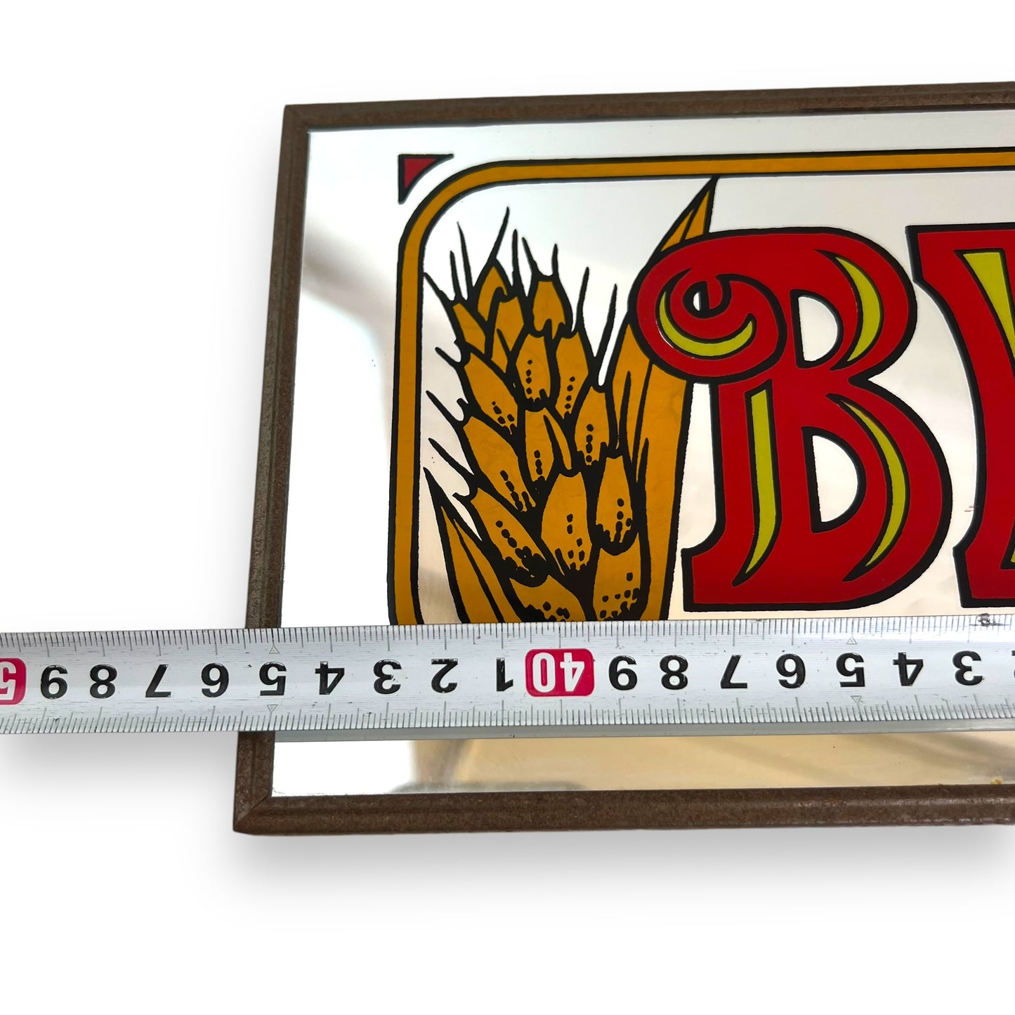 Beer 5cents Glass Mirror Framed Bar Sign