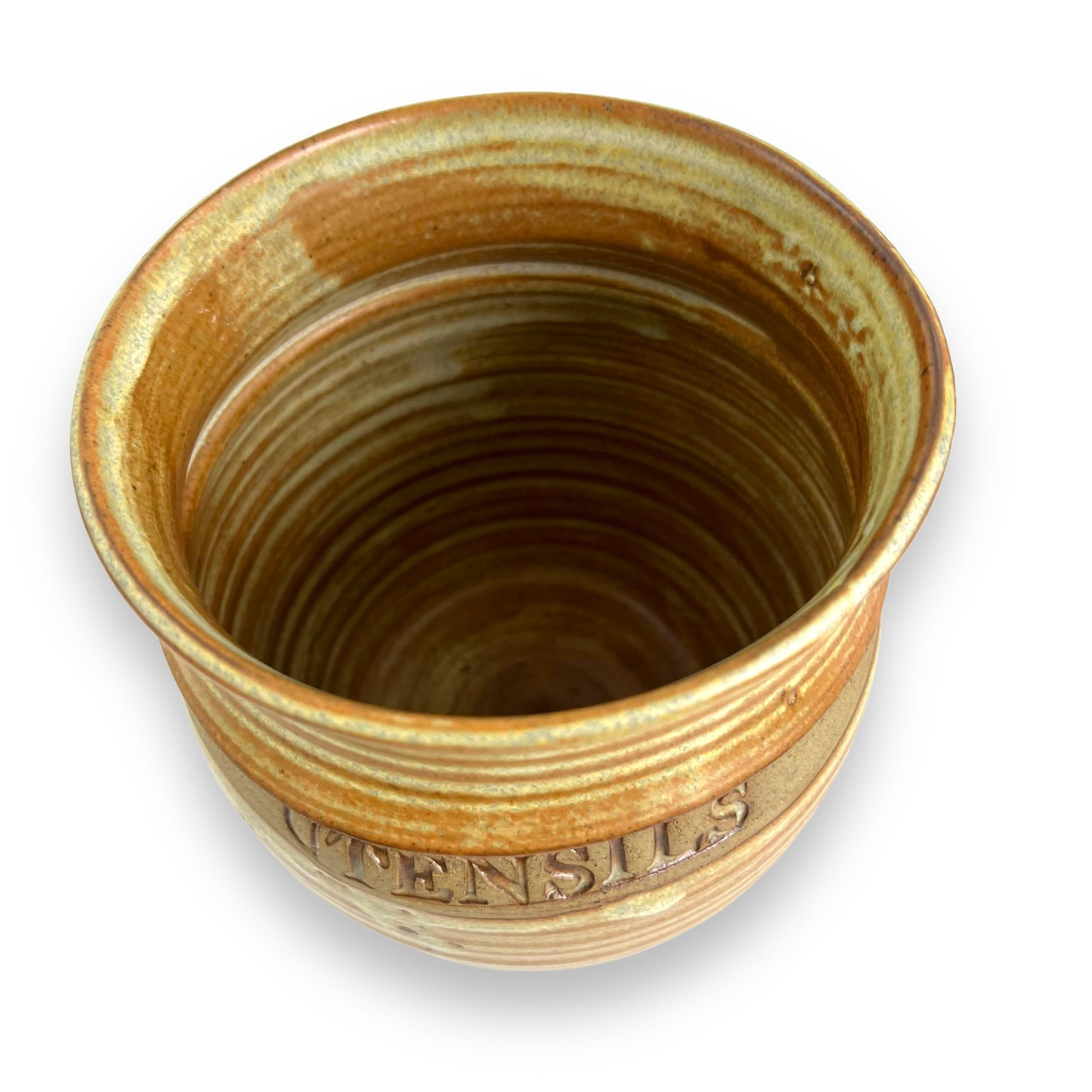 Utensils Jar by Belltower Pottery