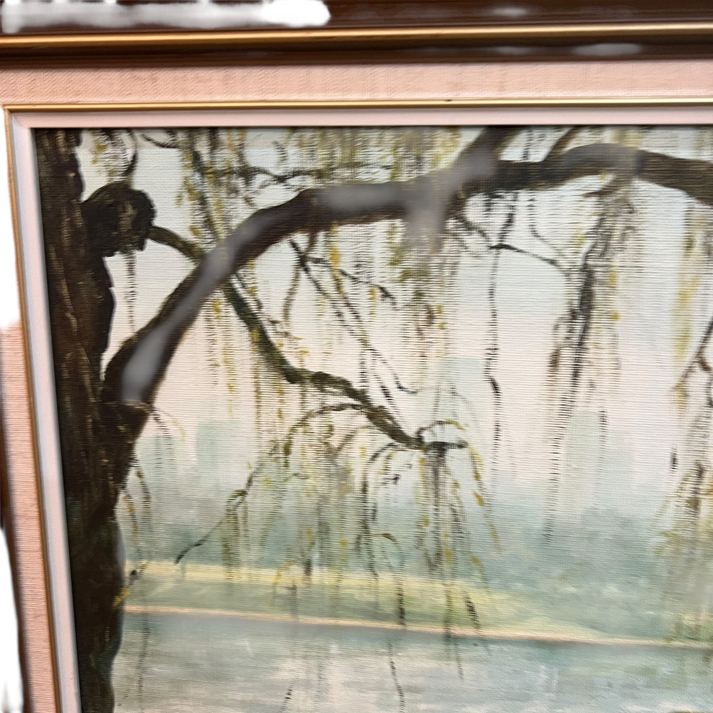 Willow Tree Landscape by Chrileen Petrie – Original Oil Painting