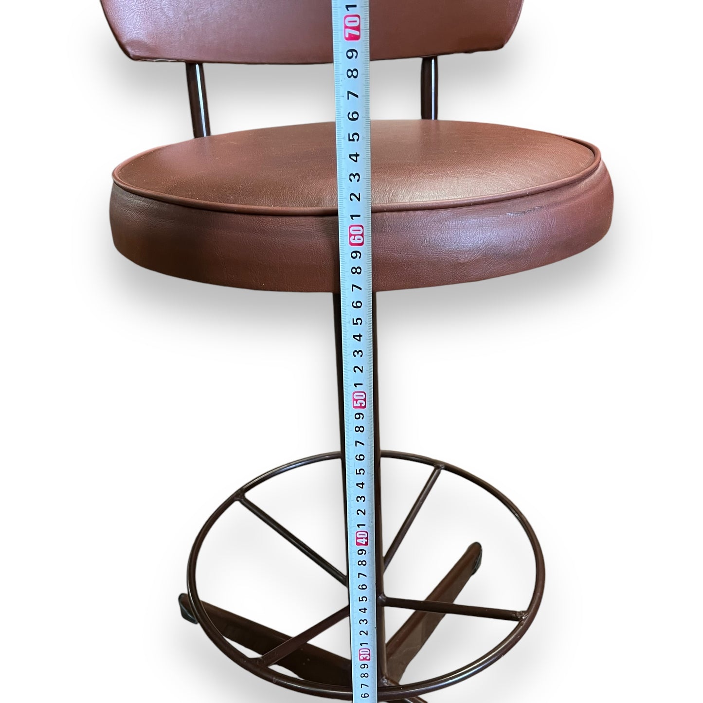 Brown Swivel Barstool set of 2