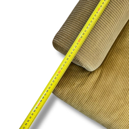 Green-Yellow Corduroy 3-Seater Lounge