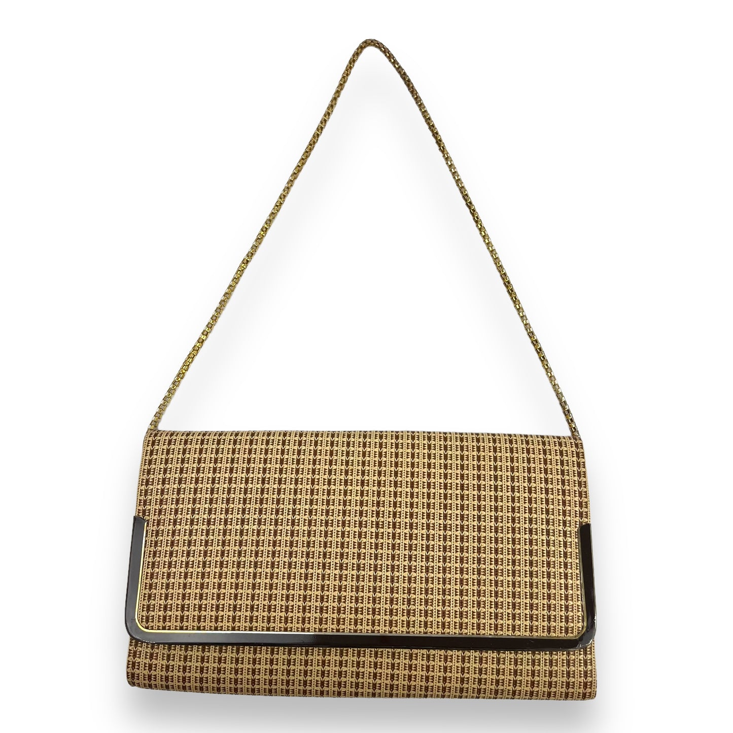 Jacqui Melbourne Brown patterned bag